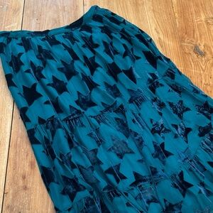 Maeve Maxi Skirt with Velvet Stars M⭐️⭐️⭐️⭐️⭐️